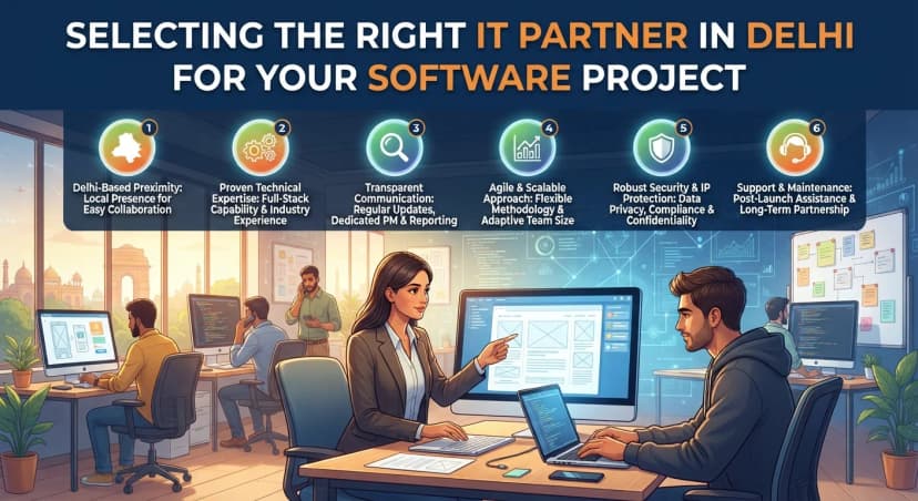 Selecting the Right IT Partner in Delhi for Your Software Project